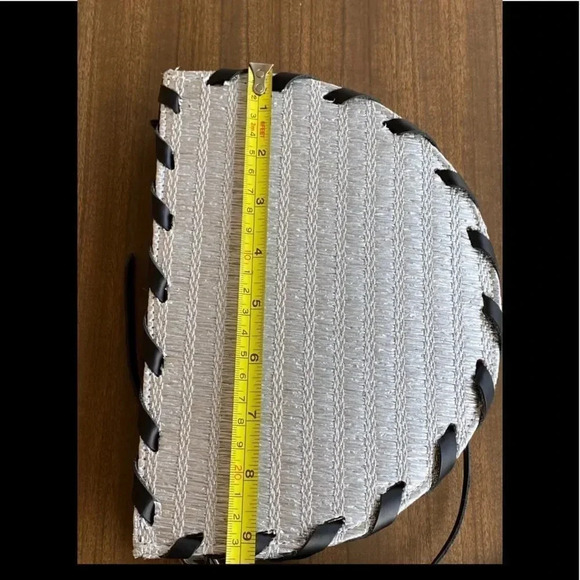 Poolside Bags
Small Metallic Raffia Clutch - Picture 7 of 12